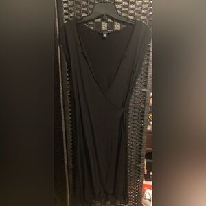 Banana Republic Black Wrap Dress